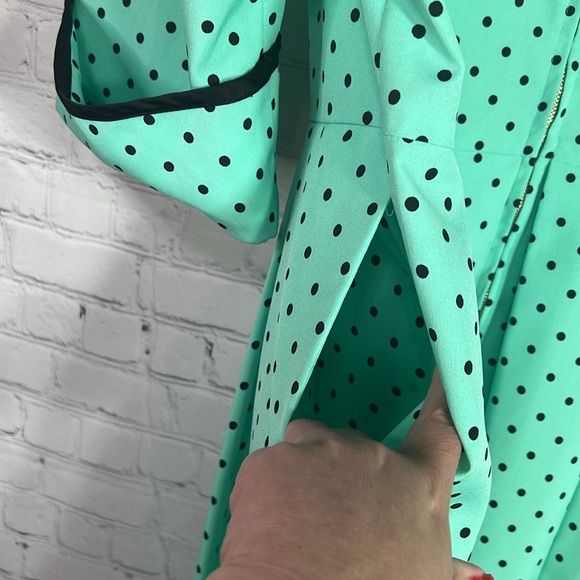 Tatyana polls dot round collared swing dress - Picture 12 of 15